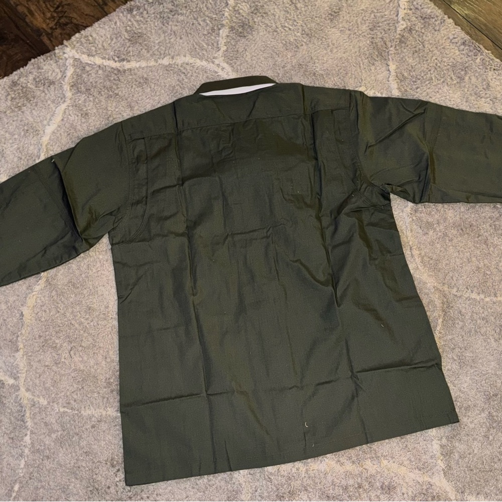 5.11 Tactical Tdu Green Long Sleeve Shirt Medium Military Police - Picture 10 of 11